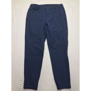 MACK WELDON Radius Flex Jogger Pants Men L(34x30) Navy Stretch Performance Chino